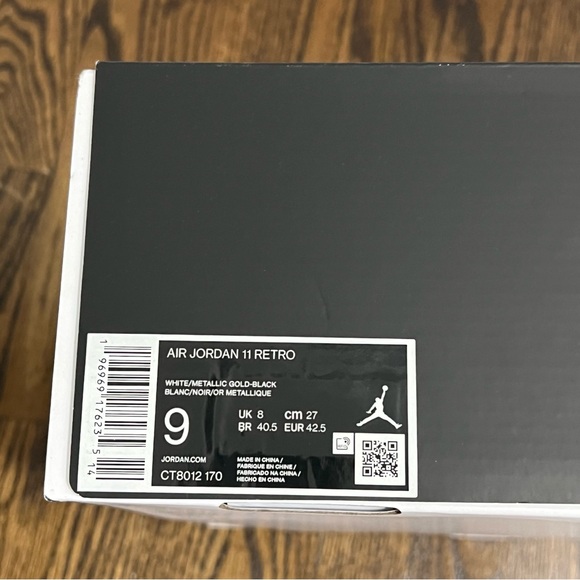 Nike Air Jordan Retro 11 ‘DMP Gratitude’ Men’s High Top Shoes w/ OG Box sz 9 NEW - Picture 10 of 10